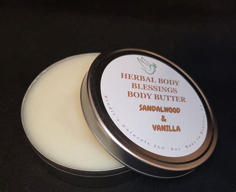 Sandalwood Vanilla Body Butter Etsy
