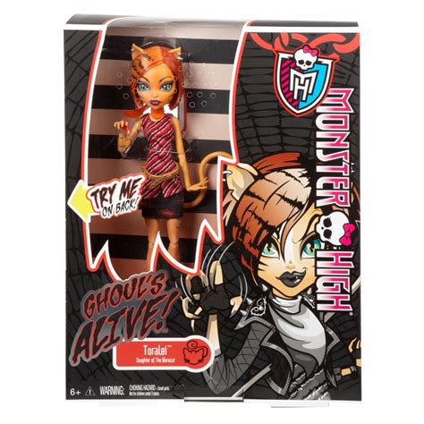 Monster High Toralei Stripe Ghouls Alive Doll Mh Merch
