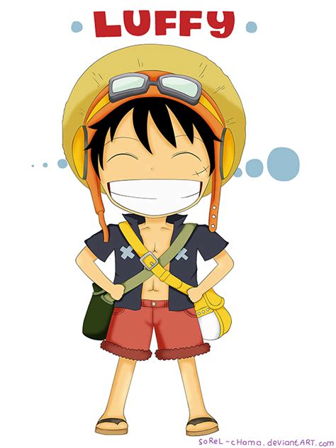 One Piece Chibi Luffy By Sorel Chama On Deviantart
