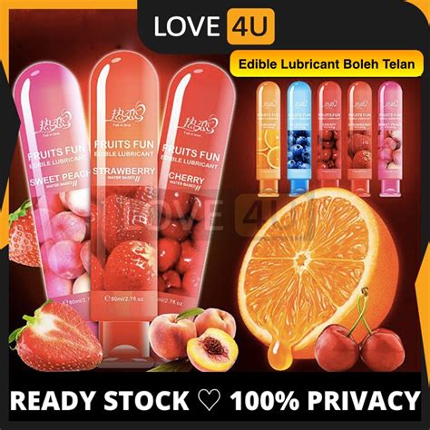 Fruit Lubricant Fruits Fun 80ml Water Soluble Fruity Lubricant Sex Lube