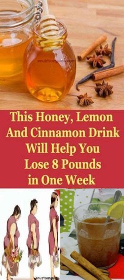 This Honey Lemon And Cinnamon Drink Will Help You Lose 8 Pounds In