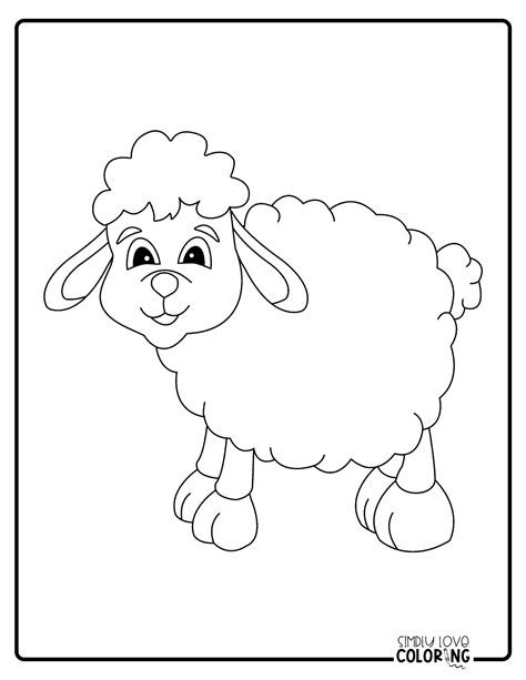 Lamb Coloring Pages Free Pdf Printables Simply Love Coloring