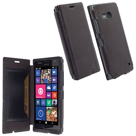 Krusell ΘΗΚΗ Nokia Lumia 730 Leather Flipcover Kiruna Black Gadget
