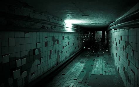 Find the best dark and scary wallpapers on getwallpapers. HD wallpaper: horror, creepy, hallway, digital art, dark ...