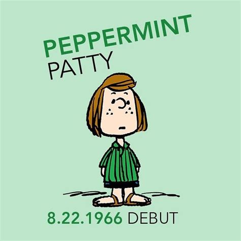 peppermint patty first appeared in peanuts 53 years ago today in a strip published on august 22