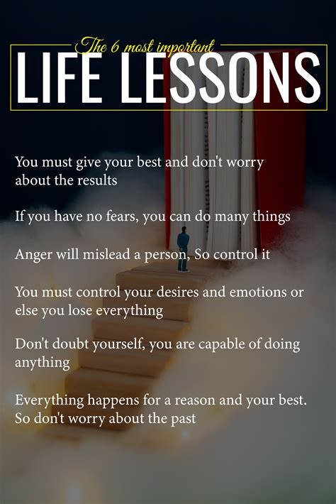 The 6 Most Important Life Lessons Emma Ronic Lessons Taught By Life
