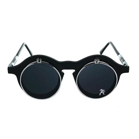 Hi Tek Alexander Round Flip Up Sunglasses Ht 008 Hitek Flip Up Sunglasses