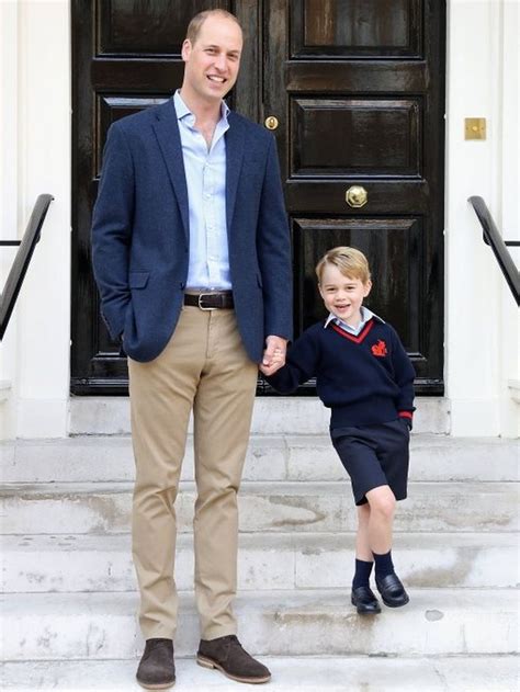 Prince George Starts First Day At School Bbc News