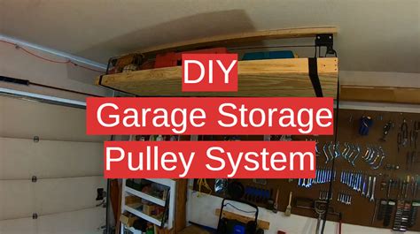 Diy Overhead Garage Storage Pulley System Toolboxwiki