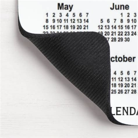2022 White Calendar By Janz Mouse Pad Zazzle