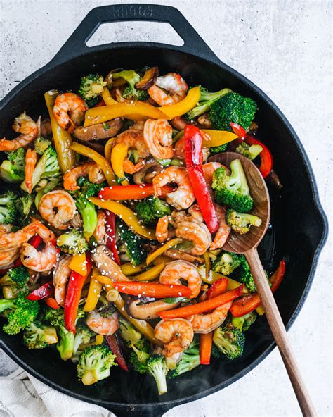 This Shrimp Stir Fry Is A Go To Fast And Healthy Dinner Use Any