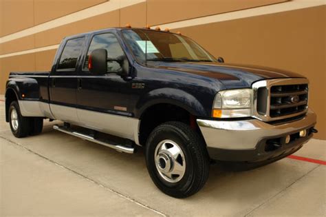 2003 Ford F 350 Sd Lariat Crew Cab Dually 60l Diesel 4wd 1owner Fx4