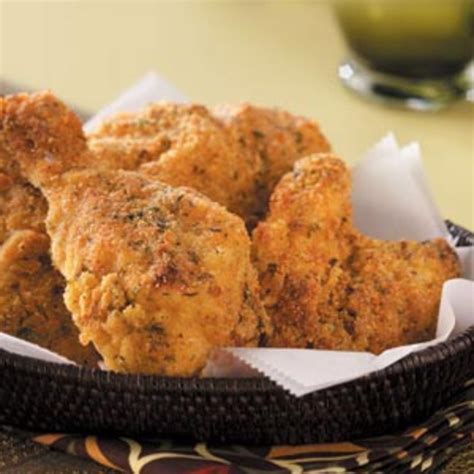 Cornmeal Oven Fried Chicken