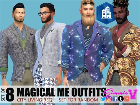 The Sims Resource Simmiev Magical Me 3pc Outfit