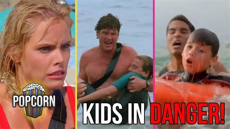 Lifeguards Save Kids In Danger On Baywatch Youtube