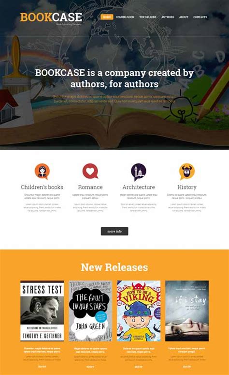 40 Best Book Website Templates 2022 Freshdesignweb