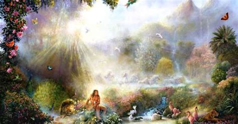 Breath Of Life By Tom Dubois ~ Adam In The Garden Of Eden Biblical