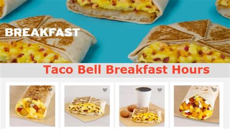 Taco Bell Breakfast Hours Today Menu 1 Menu With Calories
