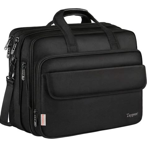 17 Inch Laptop Bag Large Briefcase For Men Women Expandable Business