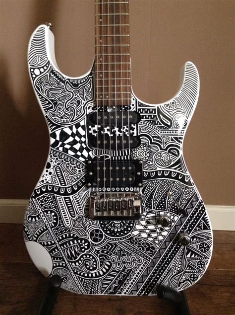 Awesome Custom Guitar Cool Guitar Guitar Electric Guitar