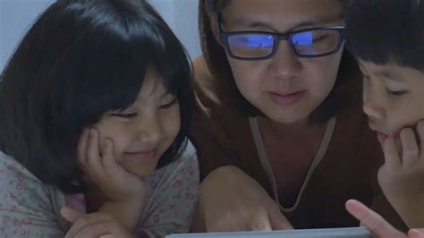 Asian Mom Lies With Daughters Plays With Stock Footage Sbv 301567132