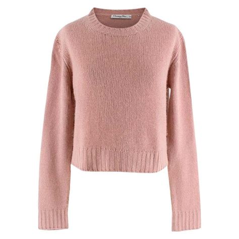 Christian Dior Pink Knit Jadior 8 Cashmere Sweater Us4 At 1stdibs