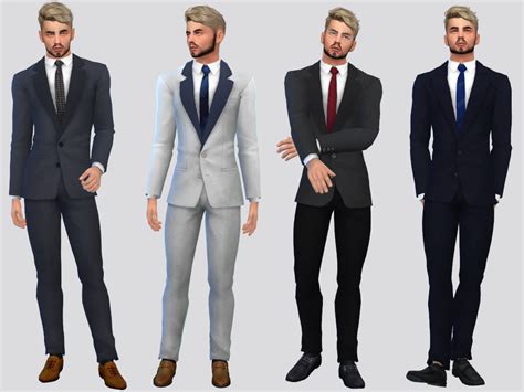 Sims 4 Male Suit