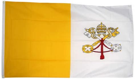 3 X 2 Vatican City Flag Jesus Christ Roman Catholic Church Pope Papal