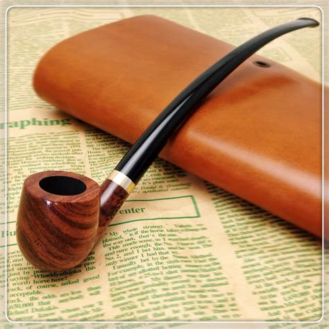 Smoker 9 Long Classic Tobacco Pipe Rosewood Smoking Pipe For Weed
