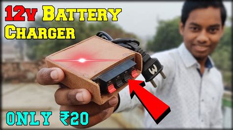 बिना ट्रांसफार्मर के 12 वोल्ट का चार्जर बनाएं How To Make 12v Battery Charger Without