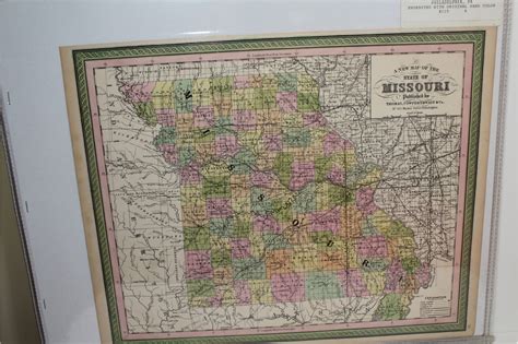 1850 Map Of Missouri Thomas Cowperthwait And Co 787946