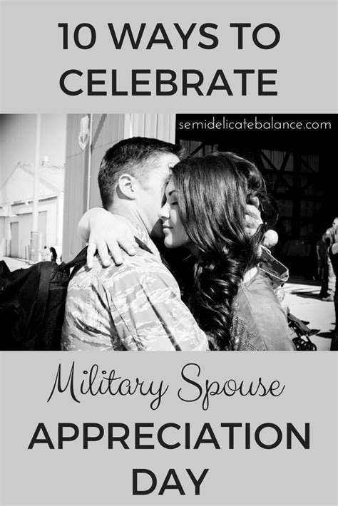 10 Ways To Celebrate Military Spouse Appreciation Day Military Spouse