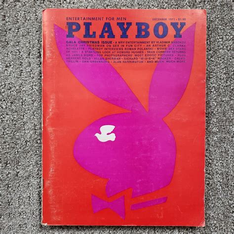 Mavin Playboy Magazine December 1971 Centerfold Vintage Historic
