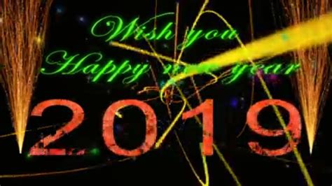 Wish You Happy New Year 2019 Whatsapp Status Video Download Full Hd