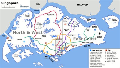 Singapore Tourism Map