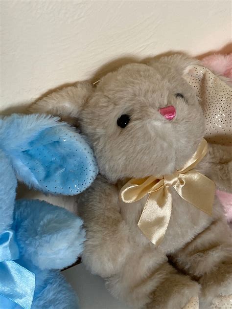 Custom Embroidered Easter Bunny Stuffed Animal Baby T Etsy