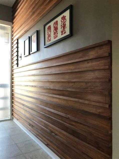 Wooden Accent Wall Wood Slat Wall Diy Accent Wall Wood Panel Walls