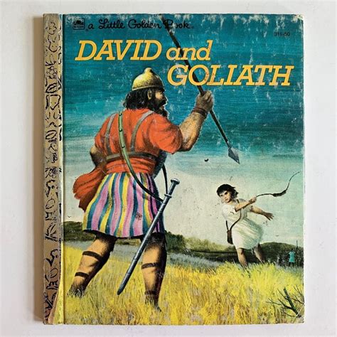 David And Goliath Copyright 1974 In Excellent Condition Name Written