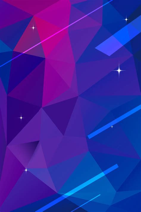 Vector Atmospheric Blue Gradient Solid Geometric Background Wallpaper