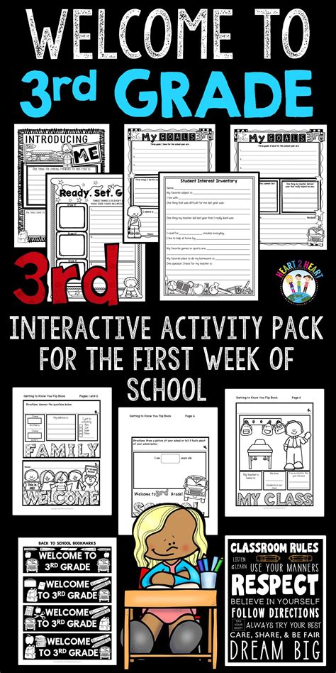 Welcome Your Students To The 3rd Grade With These Fun Activities It