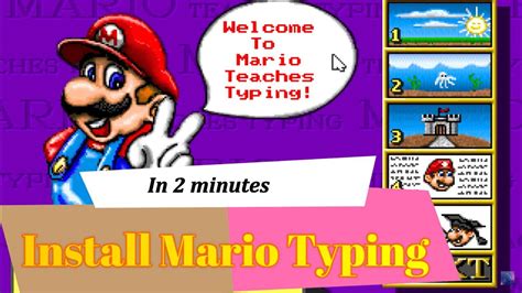 របៀបទាញយក និង ដំឡើងកម្មវិធី Mario Typing How To Download Mario