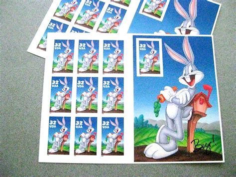 Bugs Bunny Bugs Bunny Stamps Looney Tunes Mel Blanc Stamps