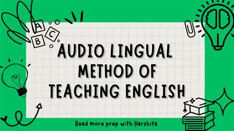 Audio Lingual Method Of Teaching Prep With Harshita