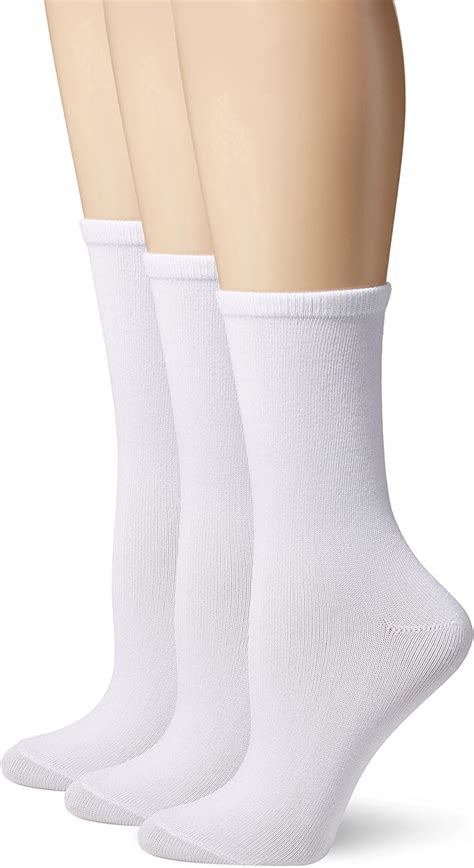 Hanes Women S Pack Lightweight Comfortsoft Mid Calf Crew Socks At Amazon Womens Clothing Store