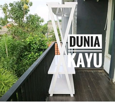 Rak display pajangan distro dzahra furniture gantungan baju kayu distro. Jual Rak Gantungan Baju Display Etalase Toko Distro Desain ...