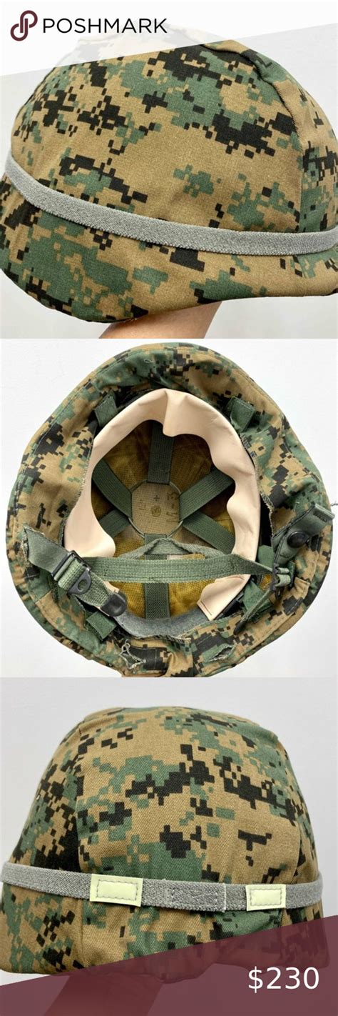 Copy New Genuine Usgi Usmc Pasgt Combat Helmet W Woodland Marpat