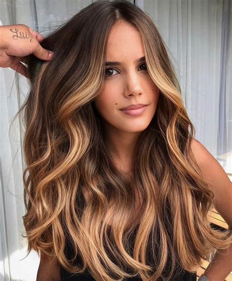 Brown Hair With Blonde Highlights Brown Hair Balayage Ombre Hair