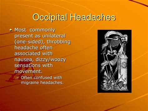 Ppt Occipital Headaches Occipital Neuralgia Powerpoint Presentation