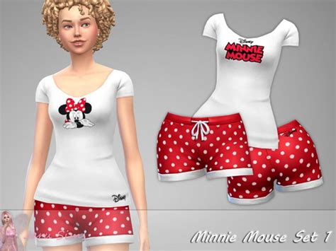 The Sims Resource Minnie Mouse Set 1 By Jaru Sims • Sims 4 Downloads