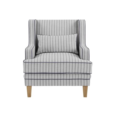 This armchair is the perfect addition to your home! Shoreham Armchair Pinstripe | Armchair, Vintage rattan ...